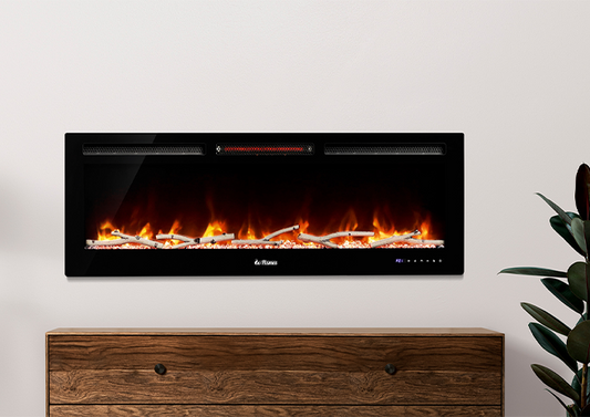 Wall-Mounted Electric Fireplace