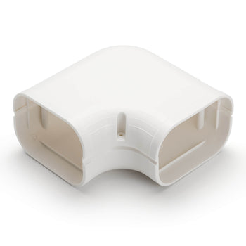 TURBRO 90° Flat Elbow Part for PVC Line Cover Set, Level Bend Cover, Decorative PVC Line Set Cover Kit Parts Accessories,view 1