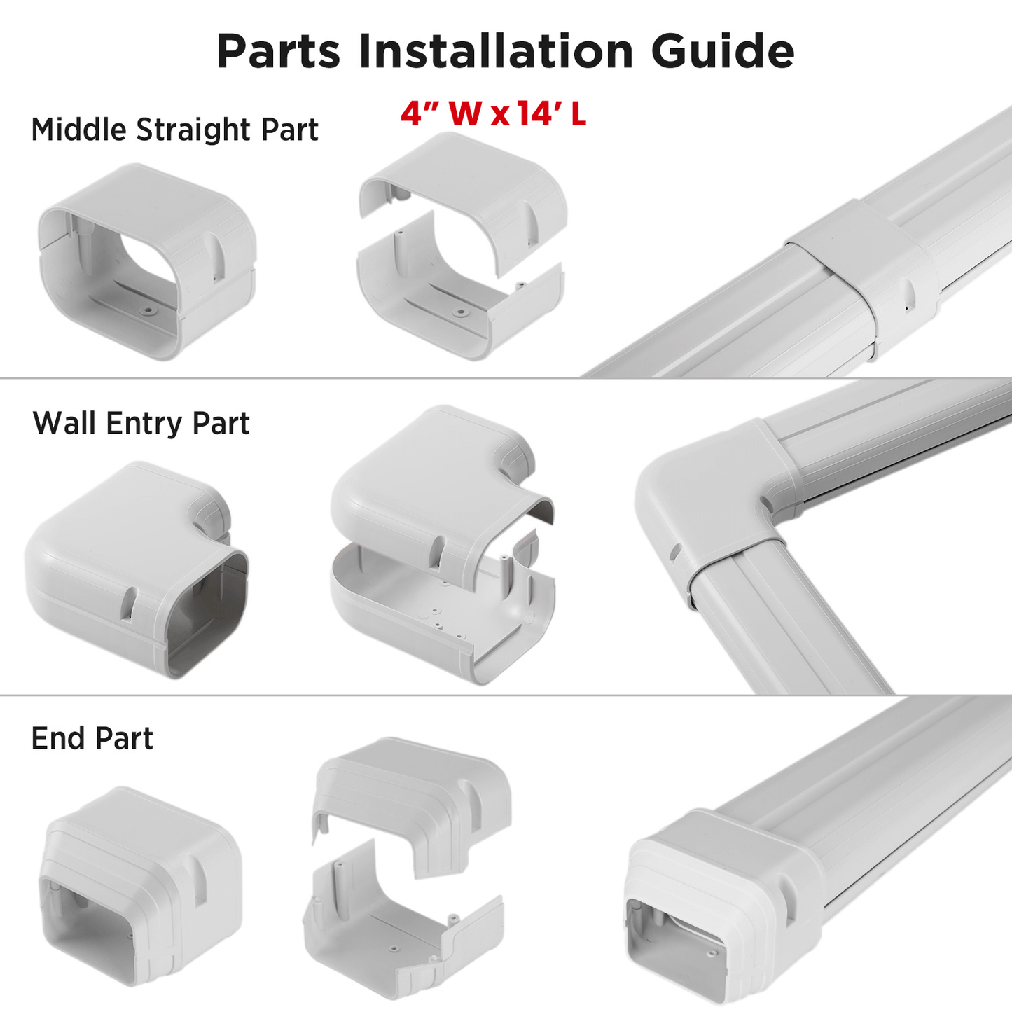Decorative PVC Line Cover Kit