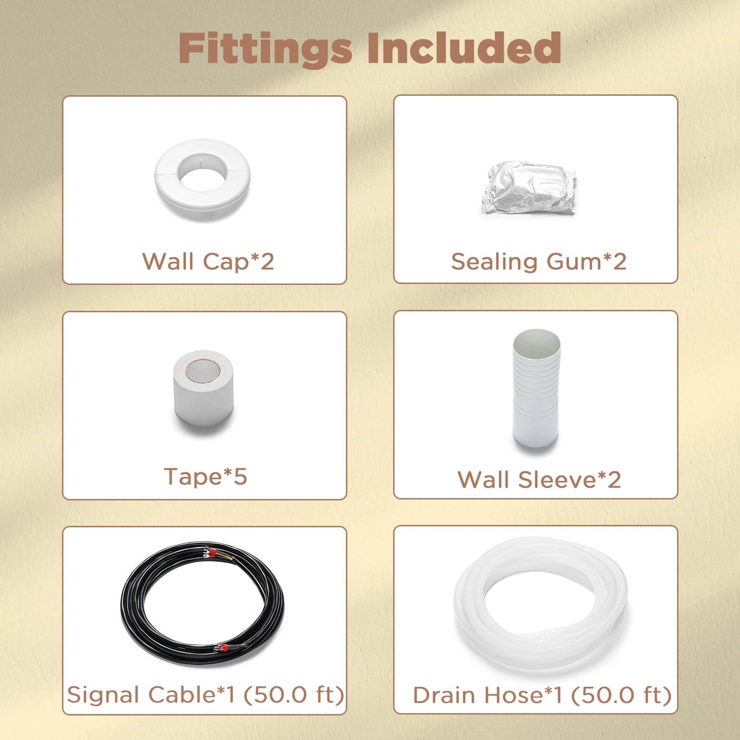 Fittings Included