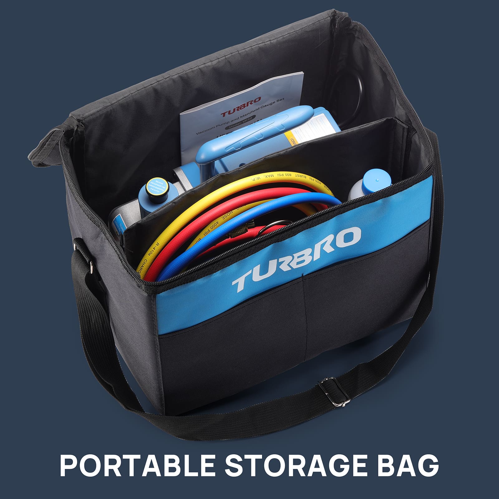 PORTABLE STORAGE BAG
Easy Carry Handle
Wearable Shoulder Strap