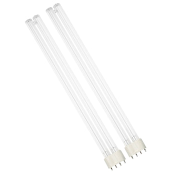 TURBRO 36W HVAC UV Light, UV Bulb with 4-Pin 2G11 Base, Replacement Light for UV36D, UV36P, and UV72P Systems, for Cleaning Air, AC Systems, and Ponds, 15.2 in Long, 2 Pack
,view 2