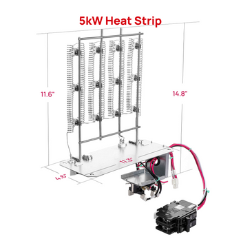 HVAC Air Handler Electric Heater Kit ,view 2