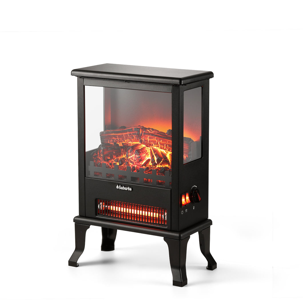 TURBRO Suburbs TS17Q Infrared Electric Fireplace Stove, 19