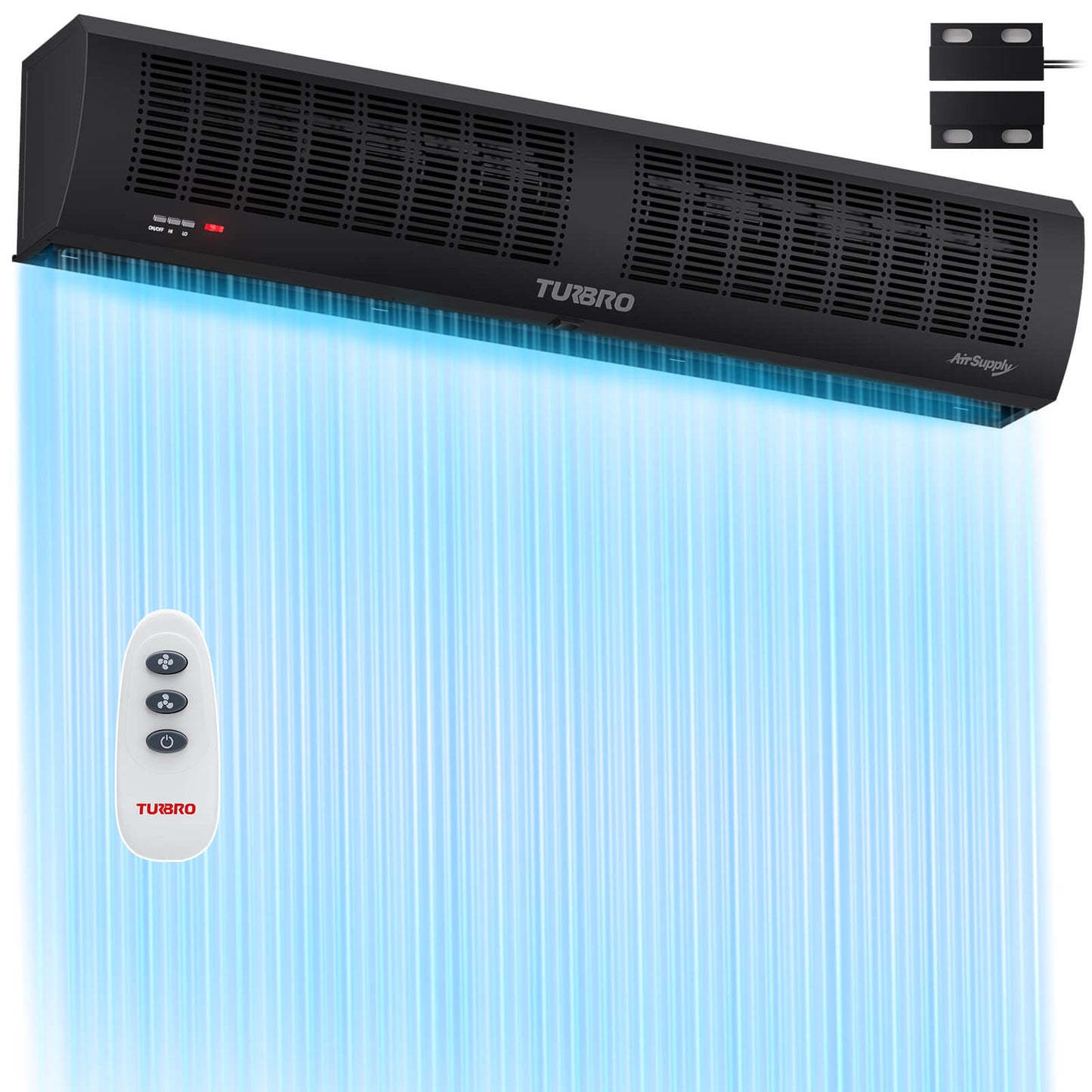 Air Curtain for Doors with Magnetic Door Switch