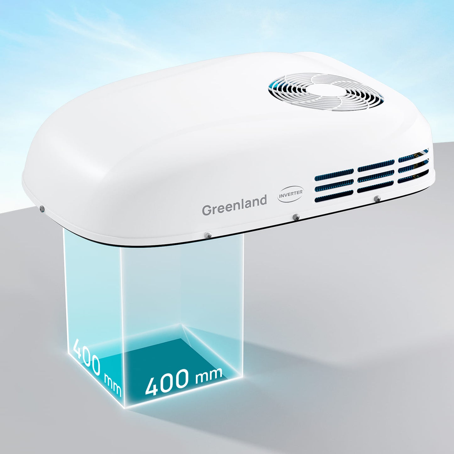 Greenland 3,600 W Inverter RV Air Conditioner with Heat Pump - European version