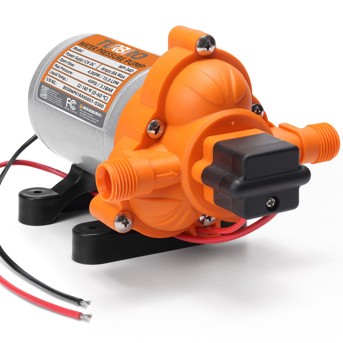 Rotorua RV Diaphragm Water Pressure Pump