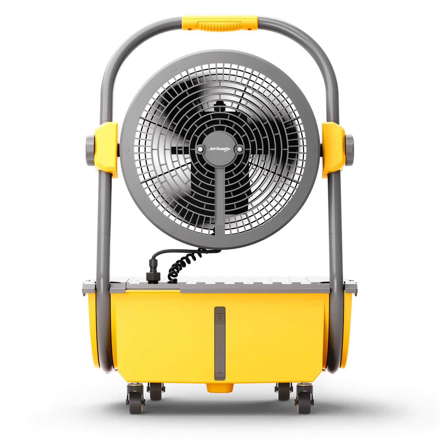 TURBRO Cordless 12” Misting Fan with 19,200mAh Rechargeable Battery, Portable Floor Fan with 2.9 Gal Water Tank, 120° Oscillation, 15 ft Mist Range, for Outdoor Events, Sports, Poolside, Camping, Barbeque