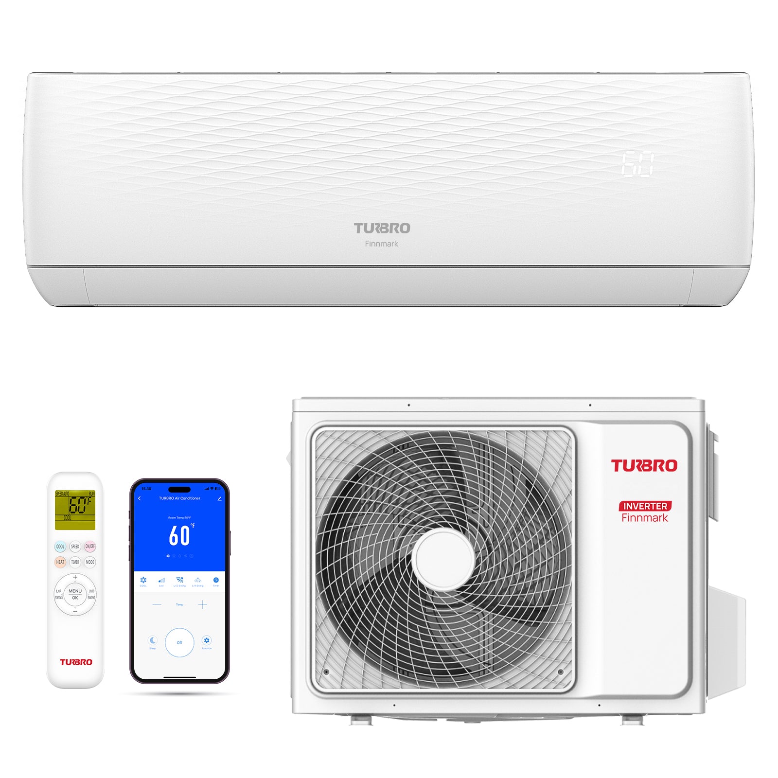 Remote Control for Finnmark Mini Split AC