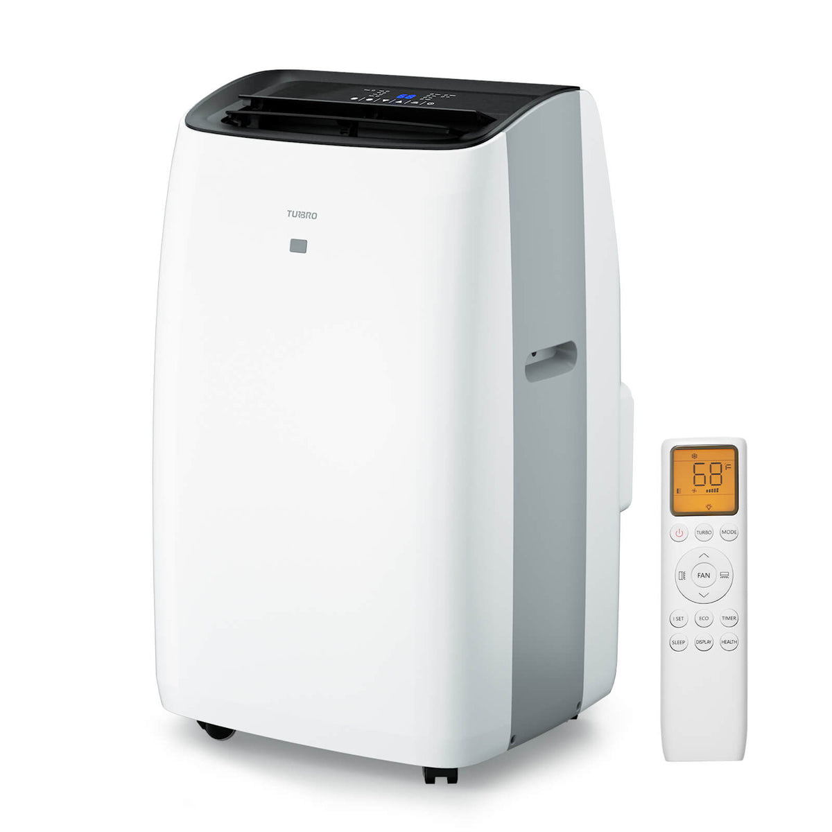 TURBRO Greenland 14,000 BTU Portable Air Conditioner and Heater,  Dehumidifier and Fan, up to 600 Sq Ft, UV-C Light (10,000 BTU SACC)