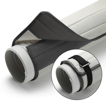 TURBRO Insulated Hose Cover for Portable Air Conditioner, Fits For 5" & 5.9" Diameter Exhaust Hoses, Washable Exhaust Pipe Dust, Vent Hose Cover with Adjustable Strips,view 1