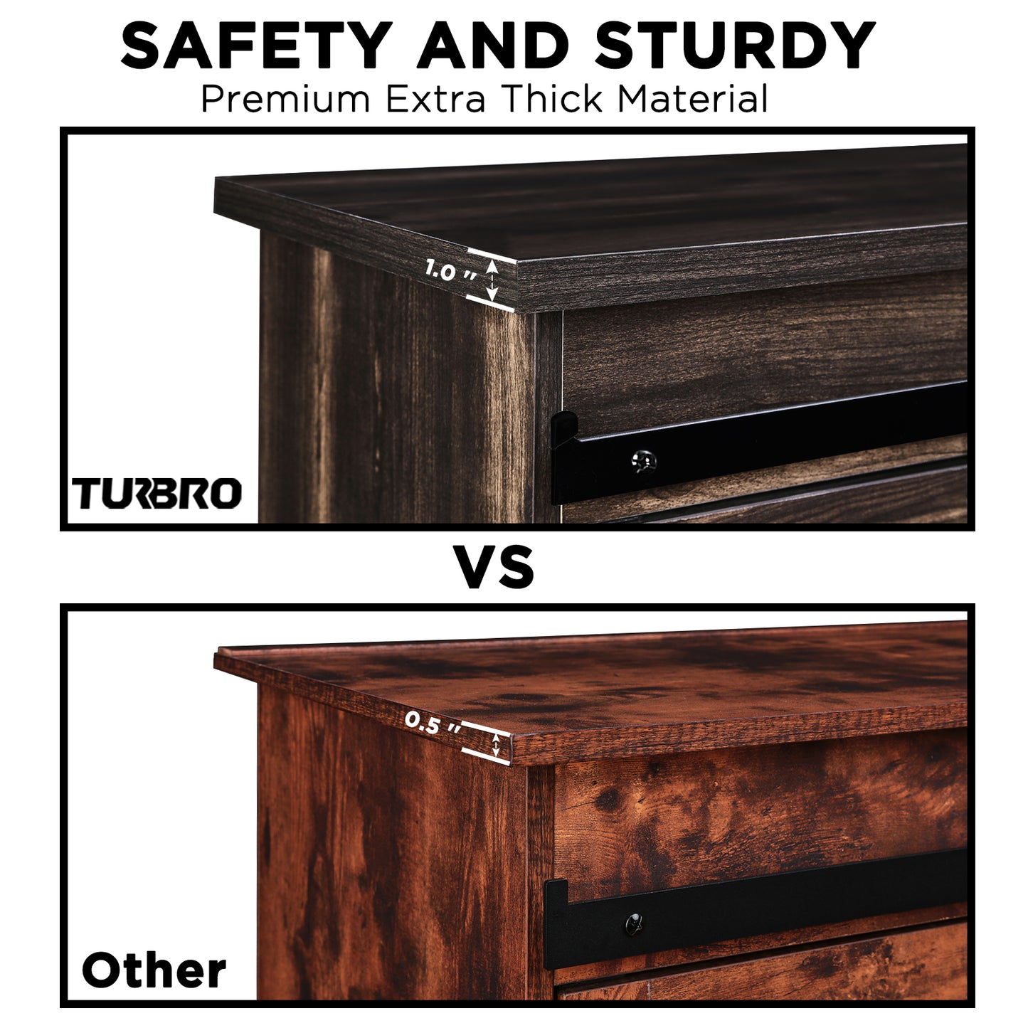 TURBRO Fireside Sliding Barn Door TV Stand, Supports TVs up to 65", Farmhouse Style Entertainment Center with Cable Management and Adjustable Shelves for Living Room, Espresso (TV Stand Only)