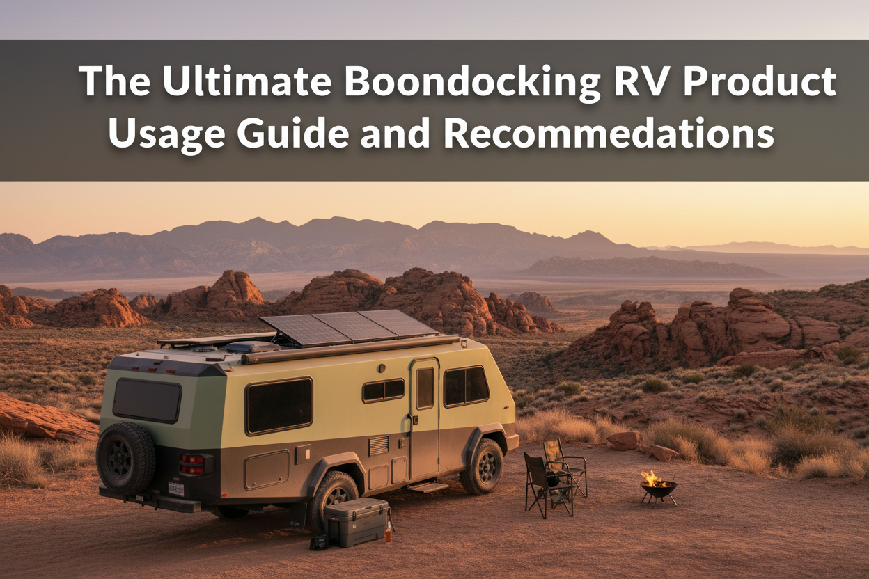 The Ultimate Boondocking RV Product Usage Guide and Recommendations