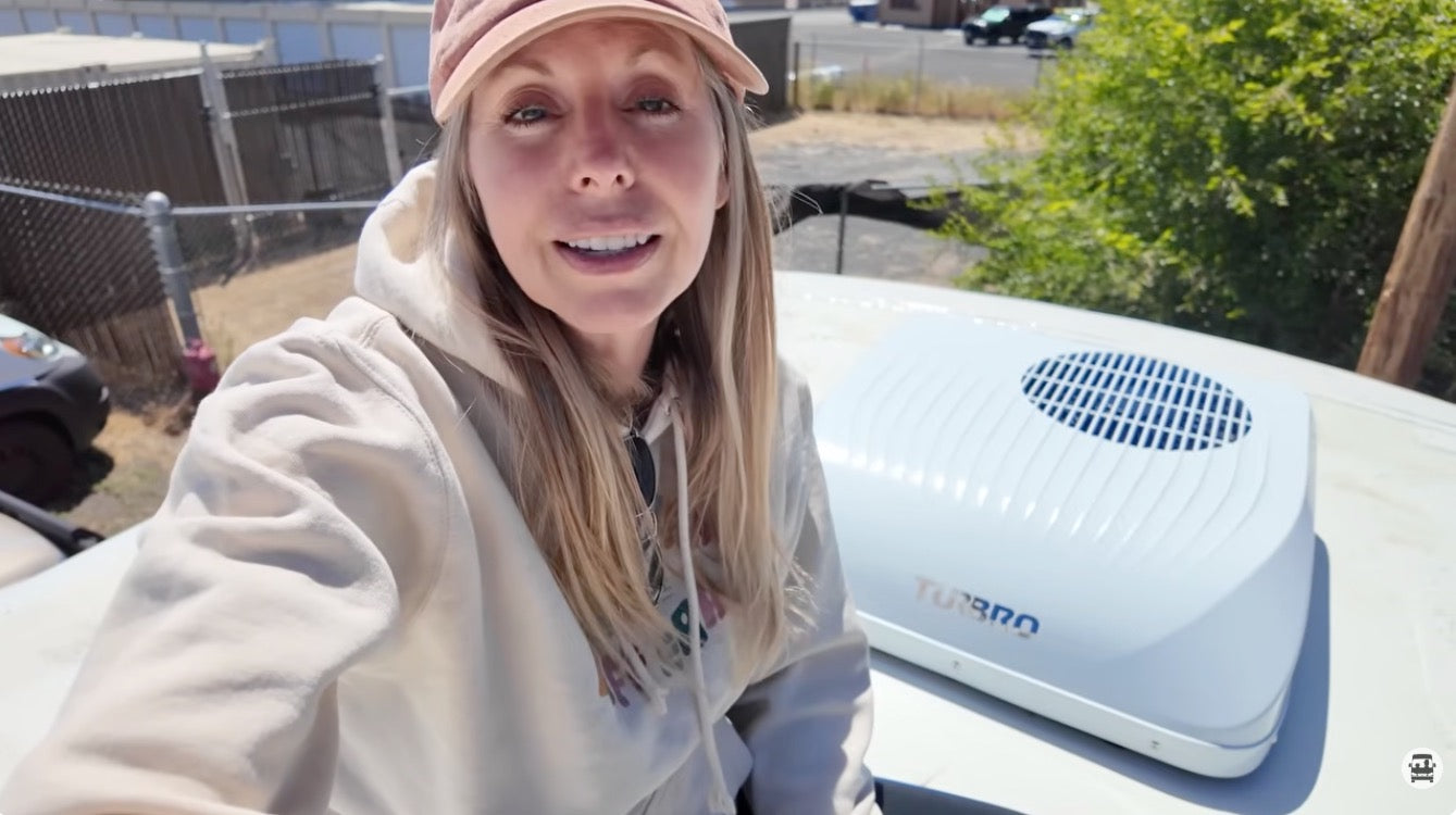 How Beth's MidLife Adventure Installed a 12V Rooftop Air Conditioner in a Shuttle Bus (and Was Surprised by How Quiet It Was)