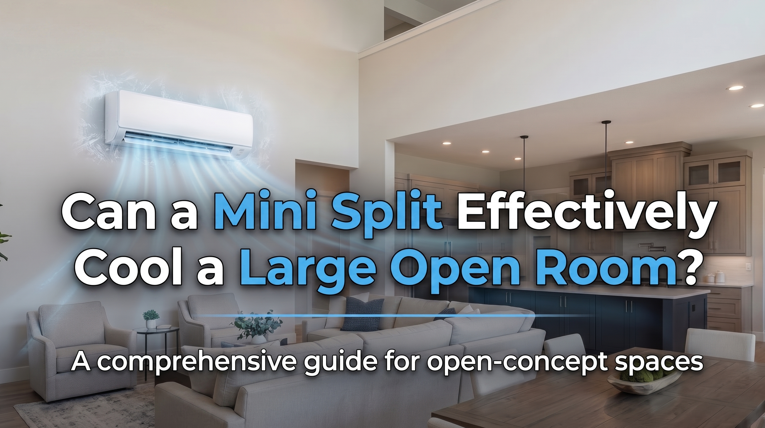 Can a Mini Split Effectively Cool a Large Open Room?