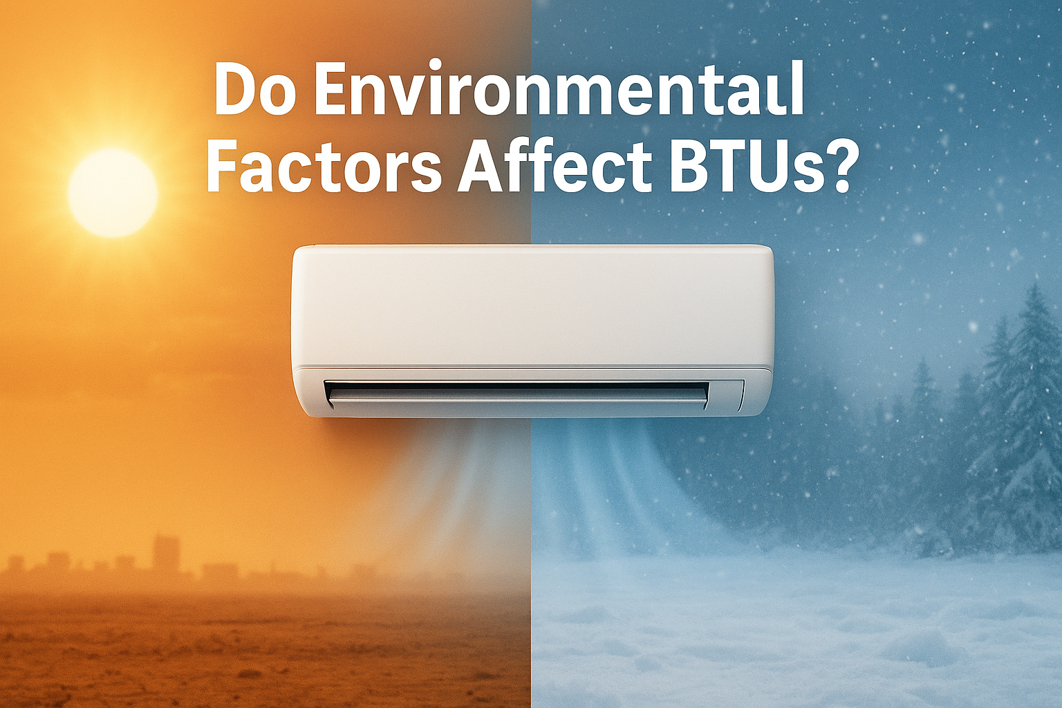 Do Environmental Factors Affect BTUs? Understanding RVAC and Mini Split Performance