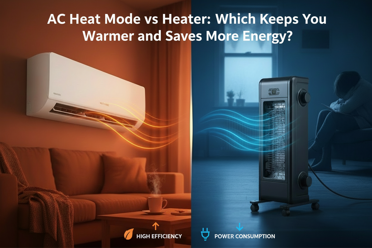 AC Heat Mode vs Heater: Which Keeps You Warmer and Saves More Energy?