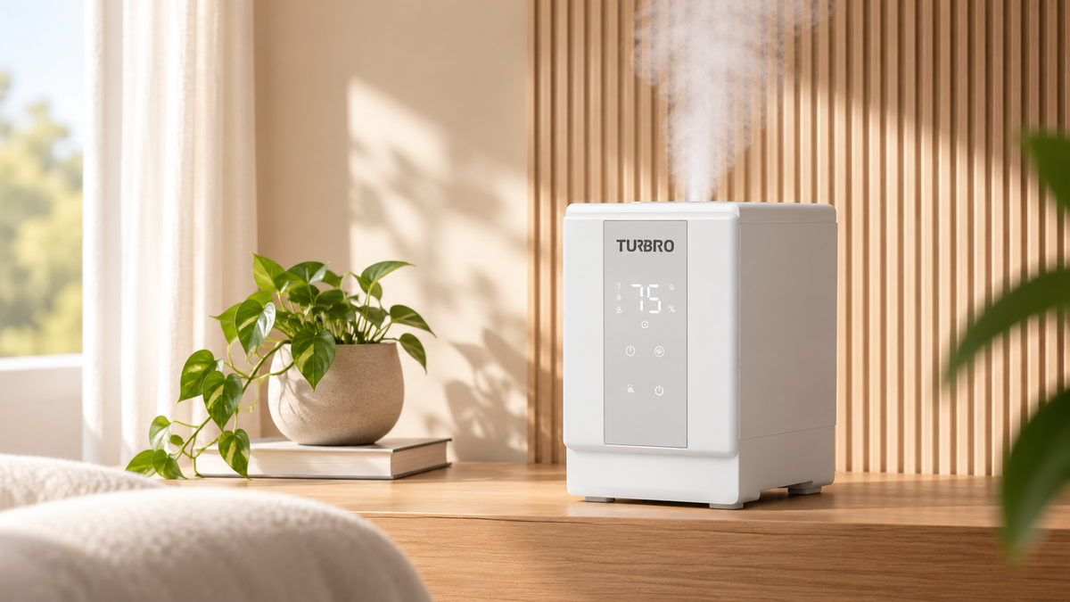 TURBRO GLS04 Brings Cleaner Warm-Mist Humidification to Winter Homes