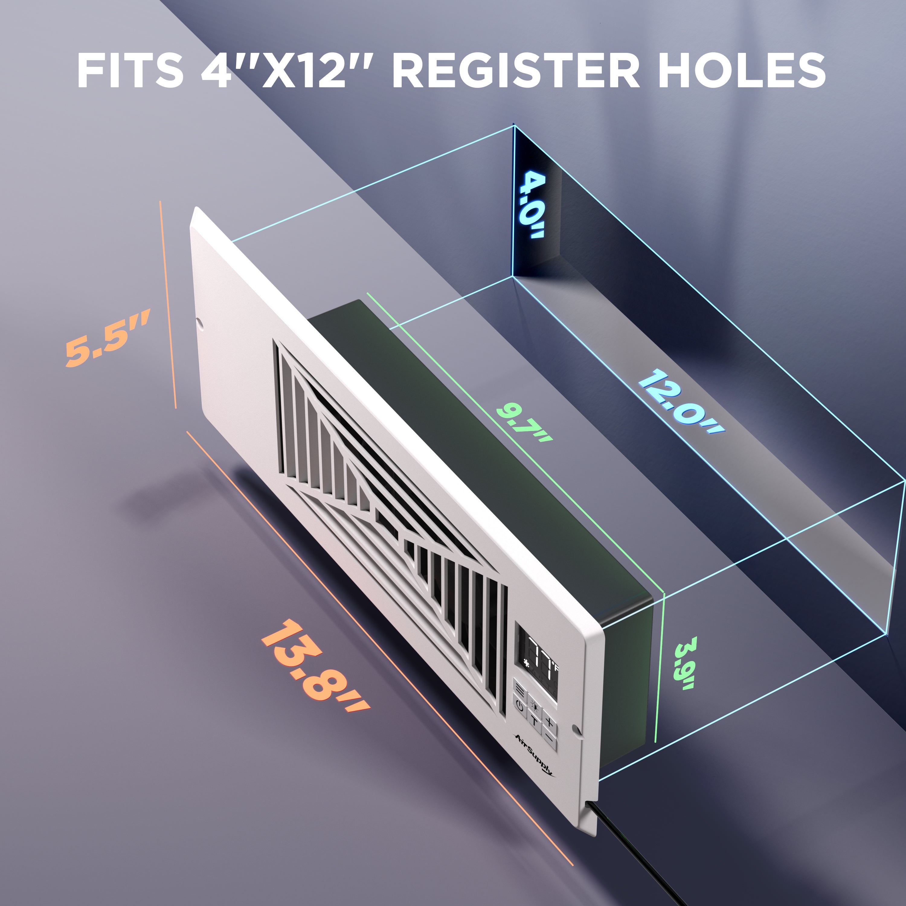 AirSupply BS412 Register Booster Fan