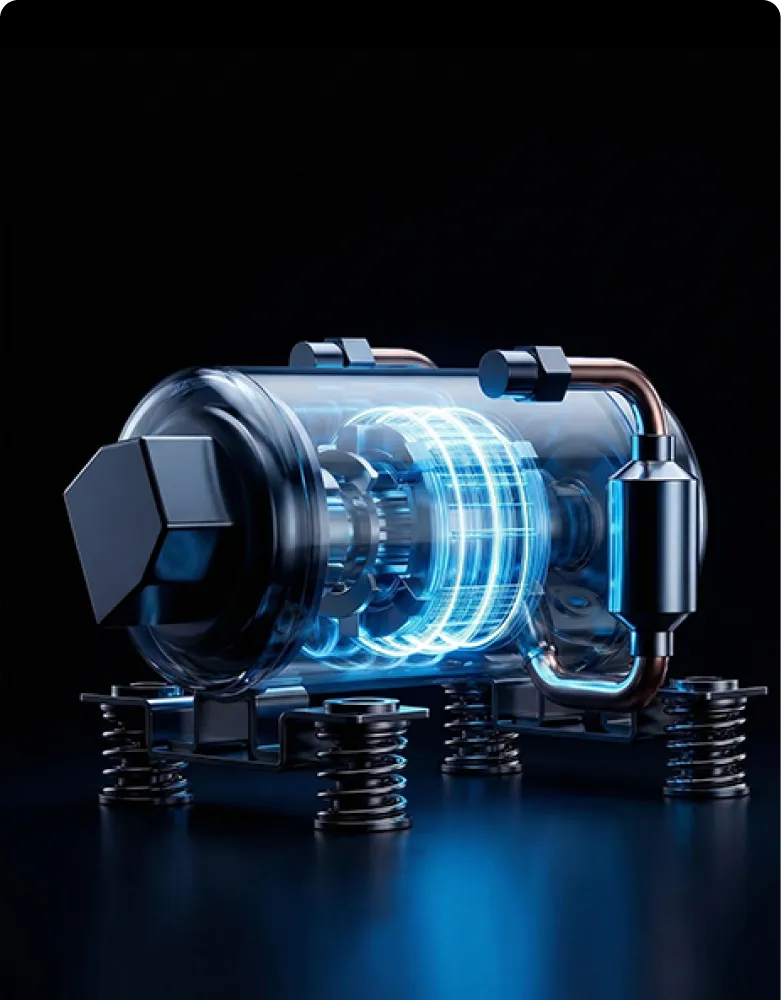 Dual-Rotor DC Inverter Compressor