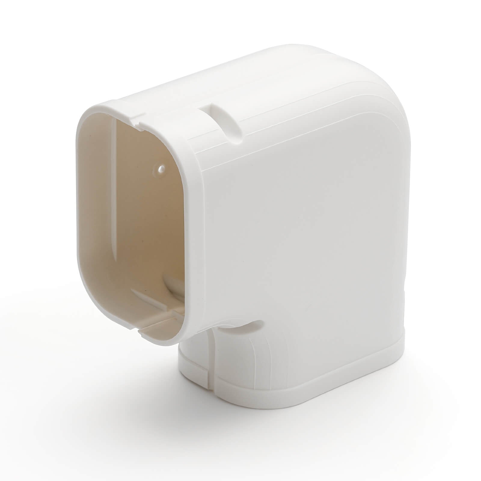 TURBRO 90° Flat Elbow Part for PVC Line Cover Set, Level Bend Cover, Decorative PVC Line Set Cover Kit Parts Accessories