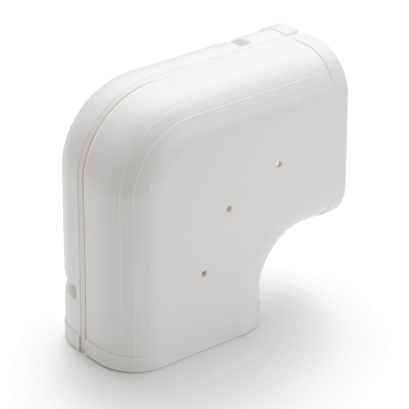 TURBRO 90° Flat Elbow Part for PVC Line Cover Set, Level Bend Cover, Decorative PVC Line Set Cover Kit Parts Accessories