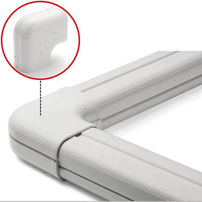 TURBRO 90° Flat Elbow Part for PVC Line Cover Set, Level Bend Cover, Decorative PVC Line Set Cover Kit Parts Accessories