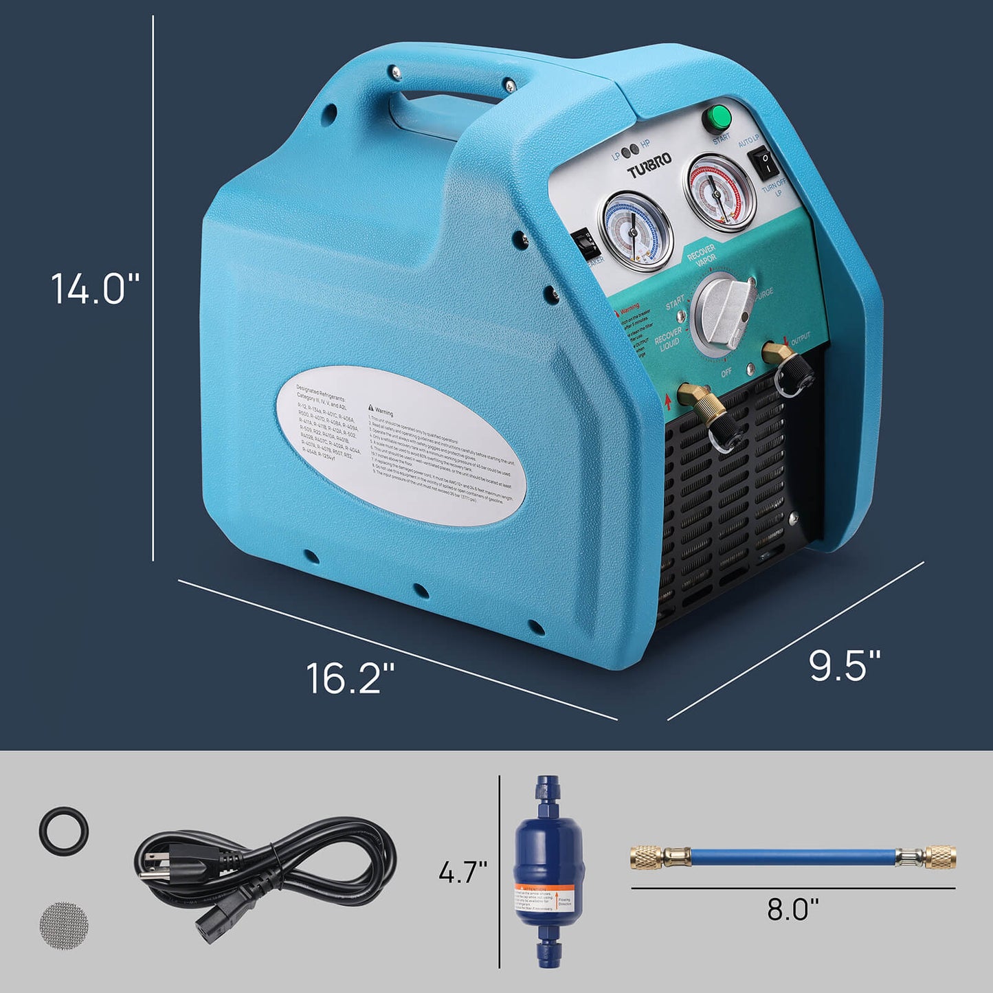R750 Refrigerant Recovery Machine