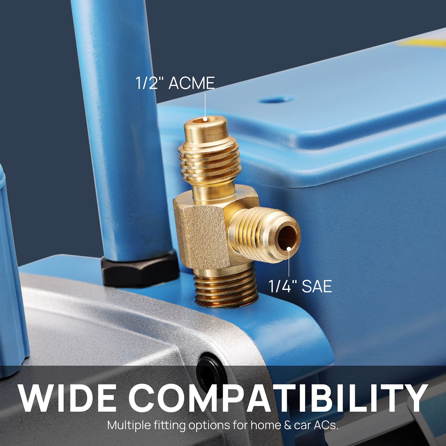 WIDE COMPATIBILITY

Multiple fitting options for home & car ACs.
