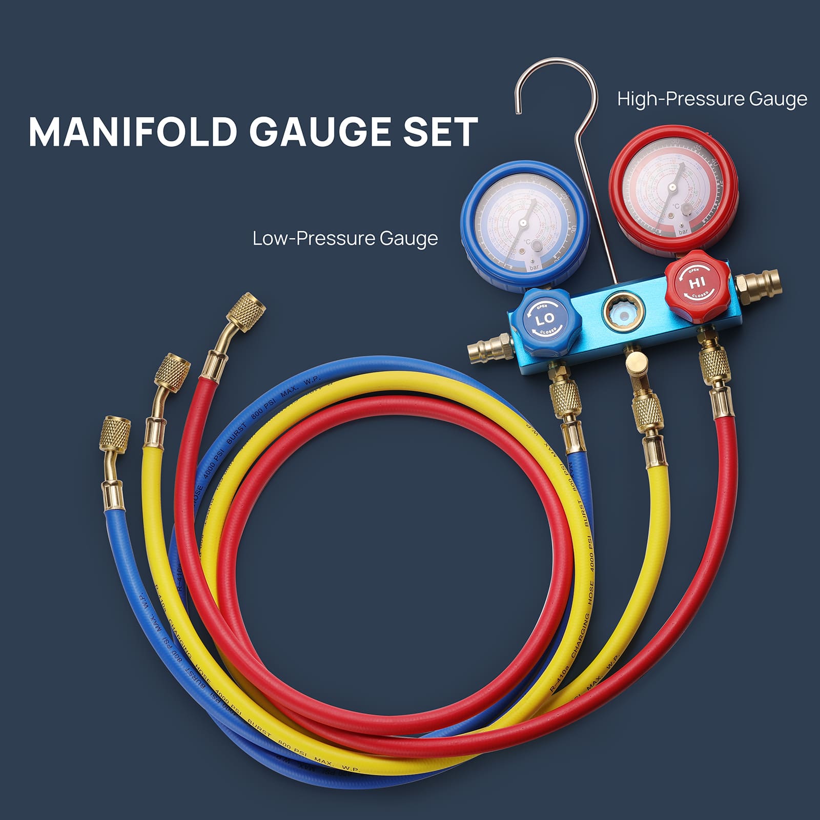 MANIFOLD GAUGE SET


Low-Pressure Gauge
High-Pressure Gauge
