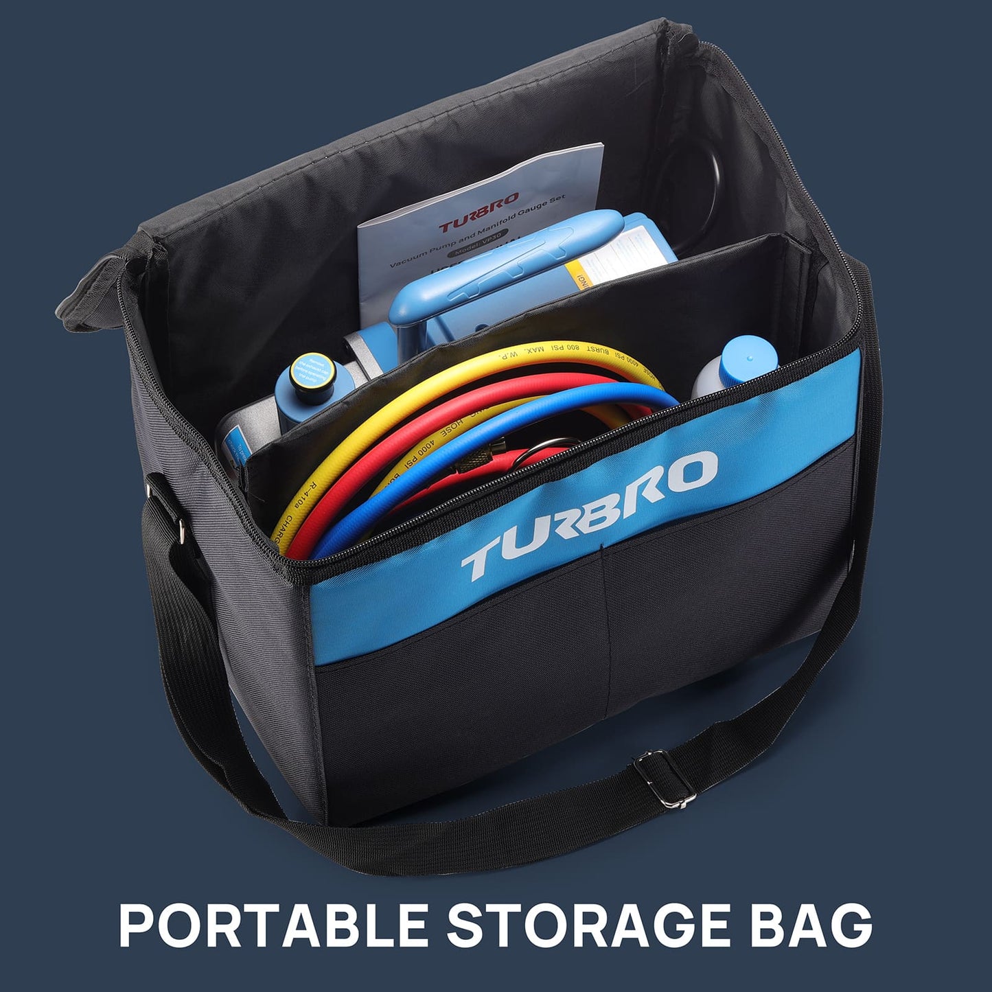 PORTABLE STORAGE BAG

Easy Carry Handle
Wearable Shoulder Strap
