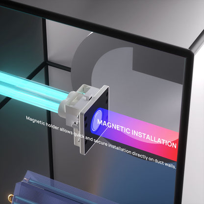MAGNETIC INSTALLATION

Magnetic holder allows quick and secure installation directly on duct walls.
