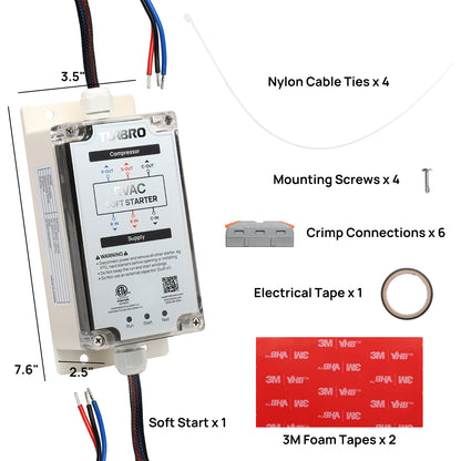Compressor part with labeled components on a white background