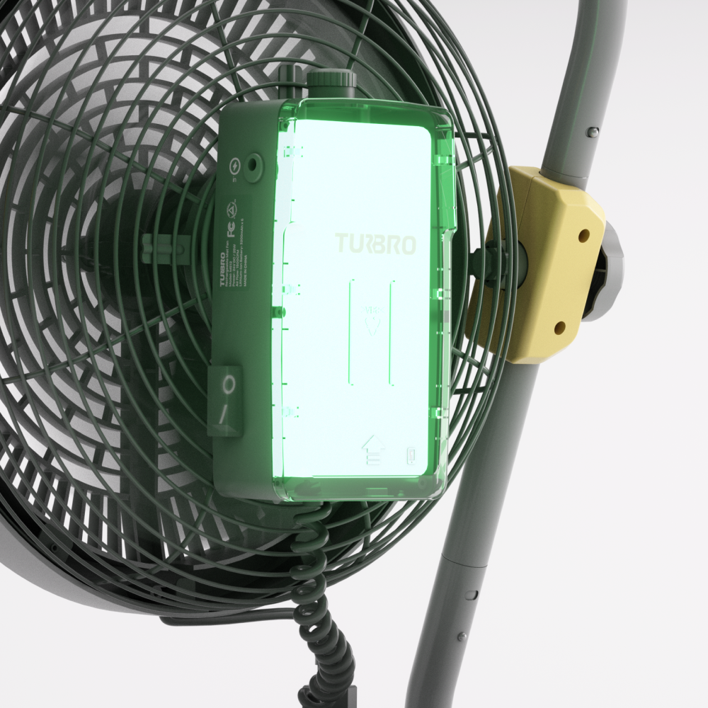 MA12 Portable Mist Fan Replacement Battery
