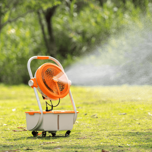 Cool Down Large Outdoor Spaces in Minutes