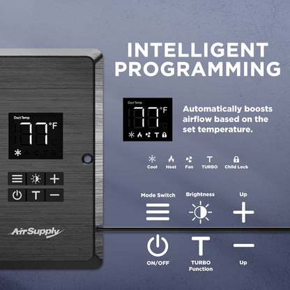 AirSupply BS412 Register Booster Fan