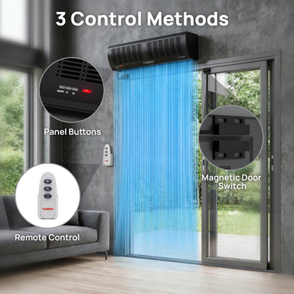 Air Curtain for Doors with Magnetic Door Switch