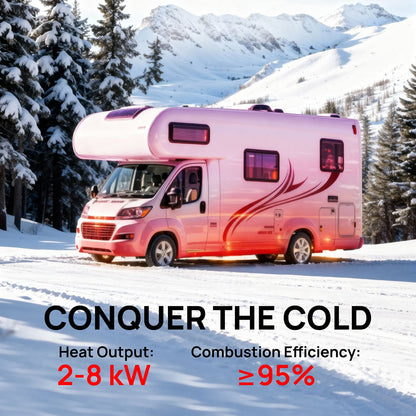 Arcade H8BP Diesel Heater, 8kW Triple Power, All-in-One Compact