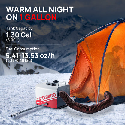 Arcade H8BP Diesel Heater, 8kW Triple Power, All-in-One Compact