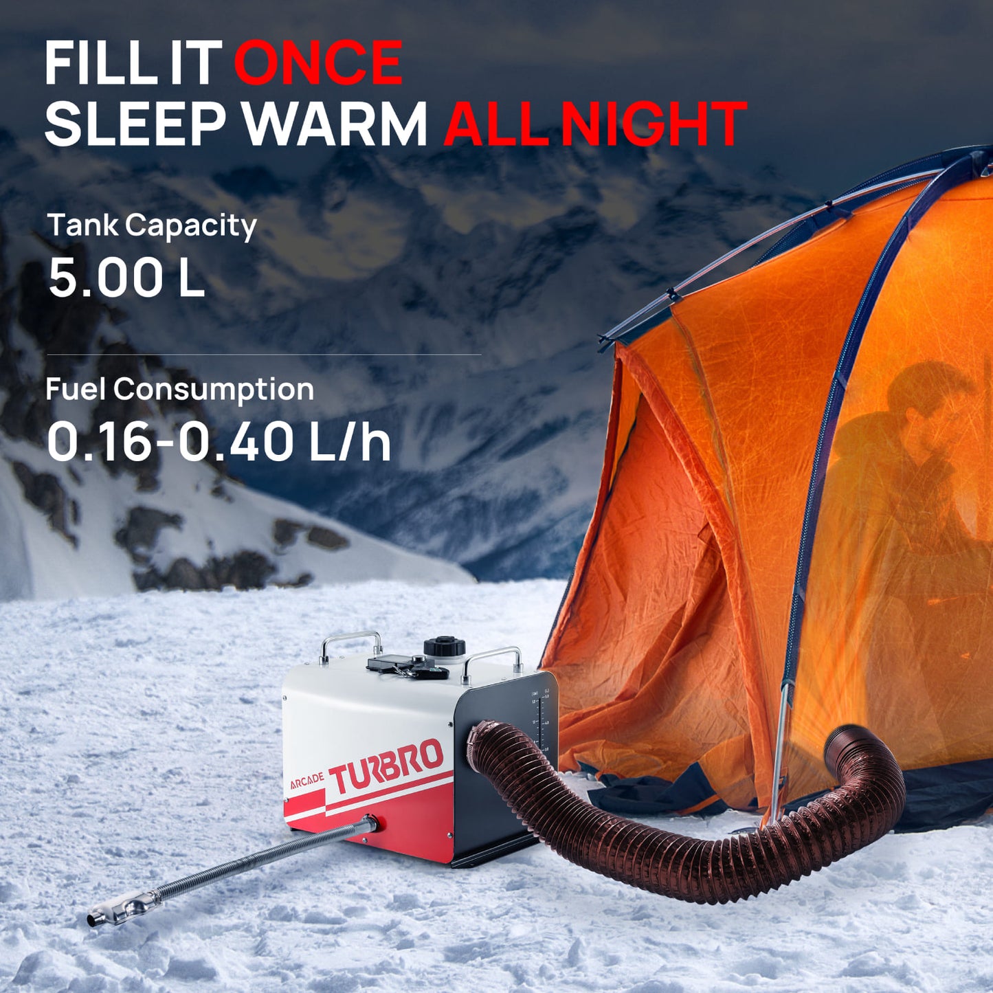 Arcade H8BP Diesel Heater - European version