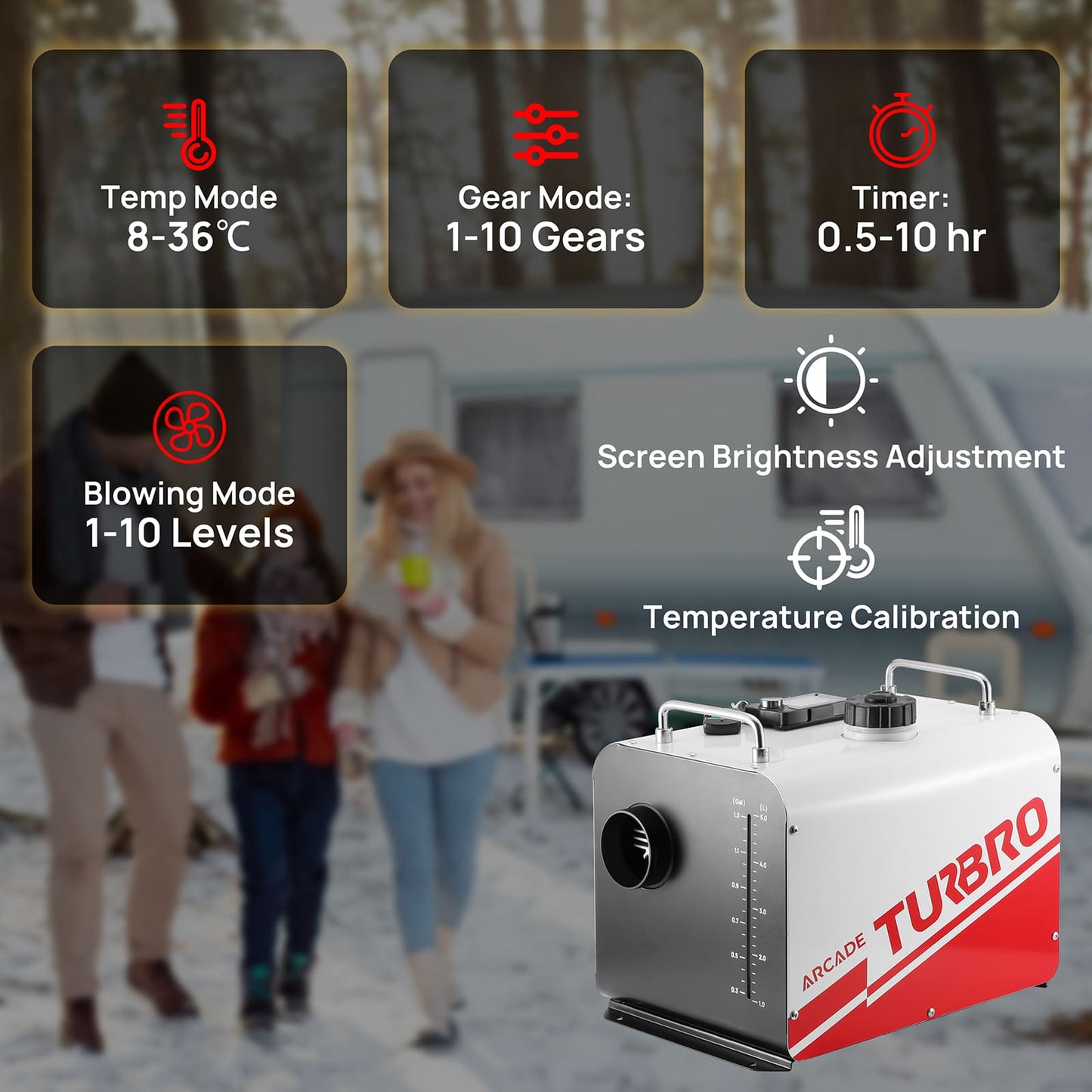 Arcade H8BP Diesel Heater - European version