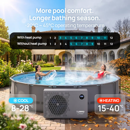 Beluga B35V Swimming Inverter Pool Heat Pump - European Version
