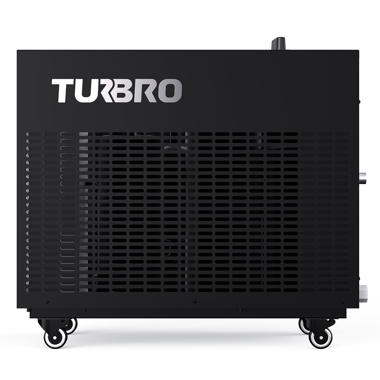 Black Ice Bath Water Chiller with 'TURBRO' branding on a white background