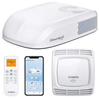 Greenland 15,000 BTU 48V DC Inverter Rooftop RV Air Conditioner,view 1