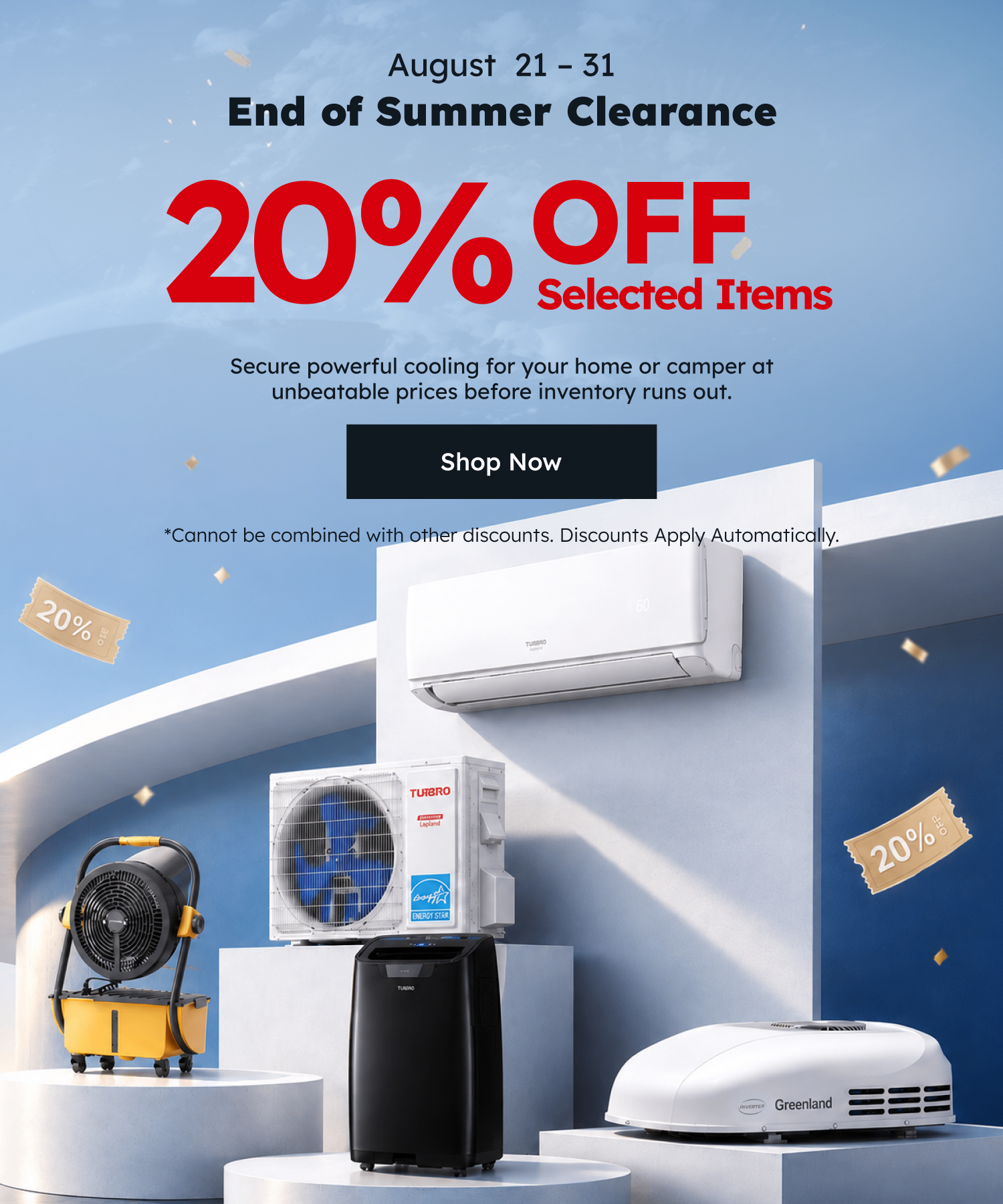 End_of_Summer on 20% OFF Selected Items