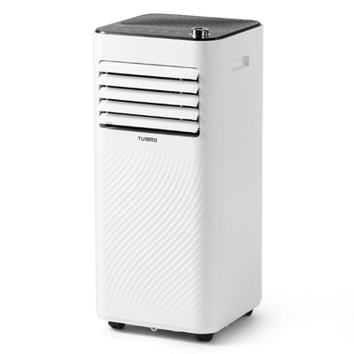 TURBRO Finnmark 8,000 BTU Portable Air Conditioner, Dehumidifier and Fan, 3-in-1 Floor AC Unit for Rooms up to 300 Sq Ft, Sleep Mode, Timer, Remote Included (5,000 BTU SACC)