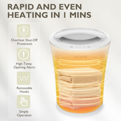 Lagute iSnug Towel Warmer, 5.3 Gal Heating Bucket for Bathrobe, Blanket