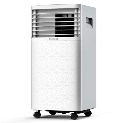 TURBRO Greenland 8,000 BTU Portable Air Conditioner, Dehumidifier and Fan, 3-in-1 Floor AC Unit for Rooms up to 300 Sq Ft, Sleep Mode, Timer, Remote Included (5,000 BTU SACC) 