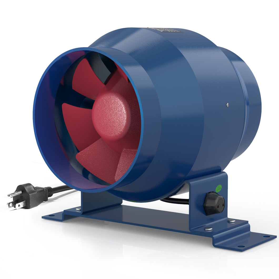 TURBRO AirSupply ES4 4 Inch Inline Duct Fan with Solid Metal Case